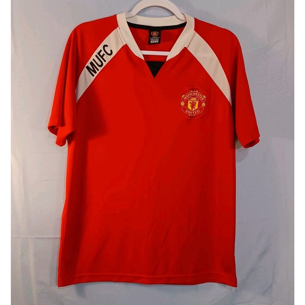 Manchester United Jersey Mens Size S Soccer Jersey Football Red EUC